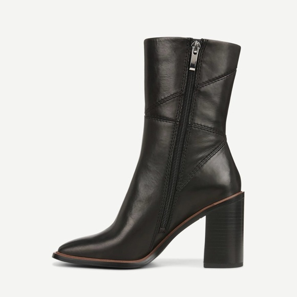 Franco Sarto Square Toe Mid-Calf Bootie - Picture 3 of 14